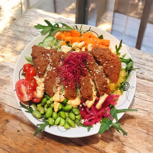 Pokébowls med kylling.
