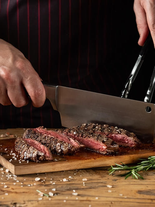 Luksus grillbuffet Basis servering.